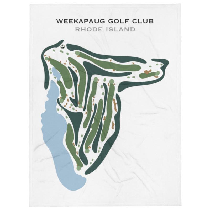 Weekapaug Golf Club, Rhode Island - Printed Golf Courses - Golf Course Prints