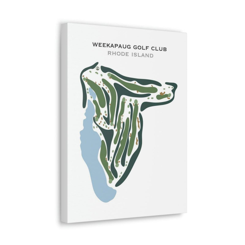 Weekapaug Golf Club, Rhode Island - Printed Golf Courses - Golf Course Prints