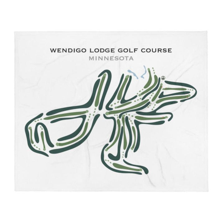 Wendigo Lodge Golf Course, Minnesota - Printed Golf Courses - Golf Course Prints