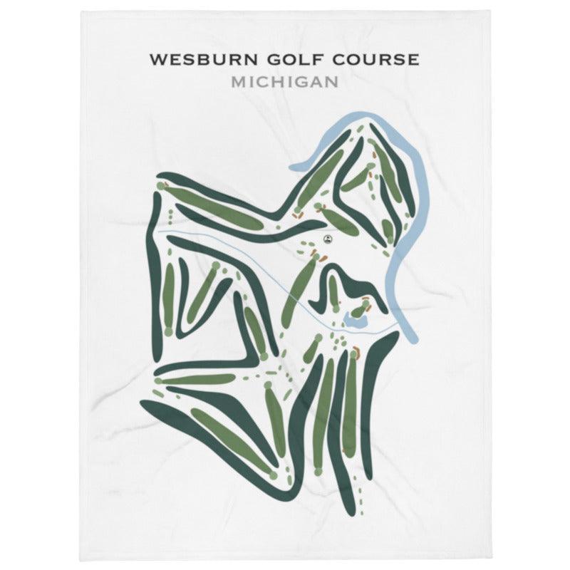 Wesburn Golf Course, Michigan - Printed Golf Courses - Golf Course Prints