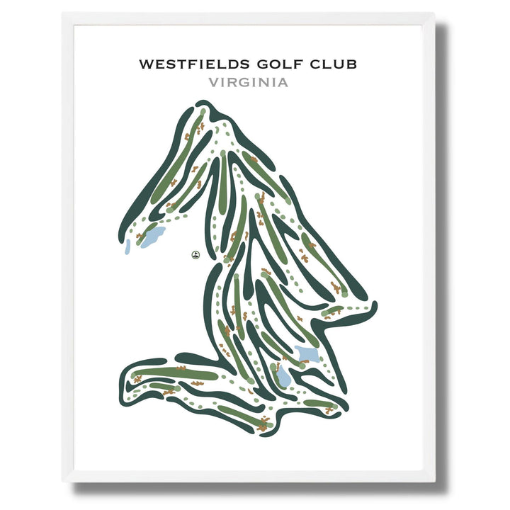 Westfields Golf Club, Virginia - Printed Golf Courses - Golf Course Prints
