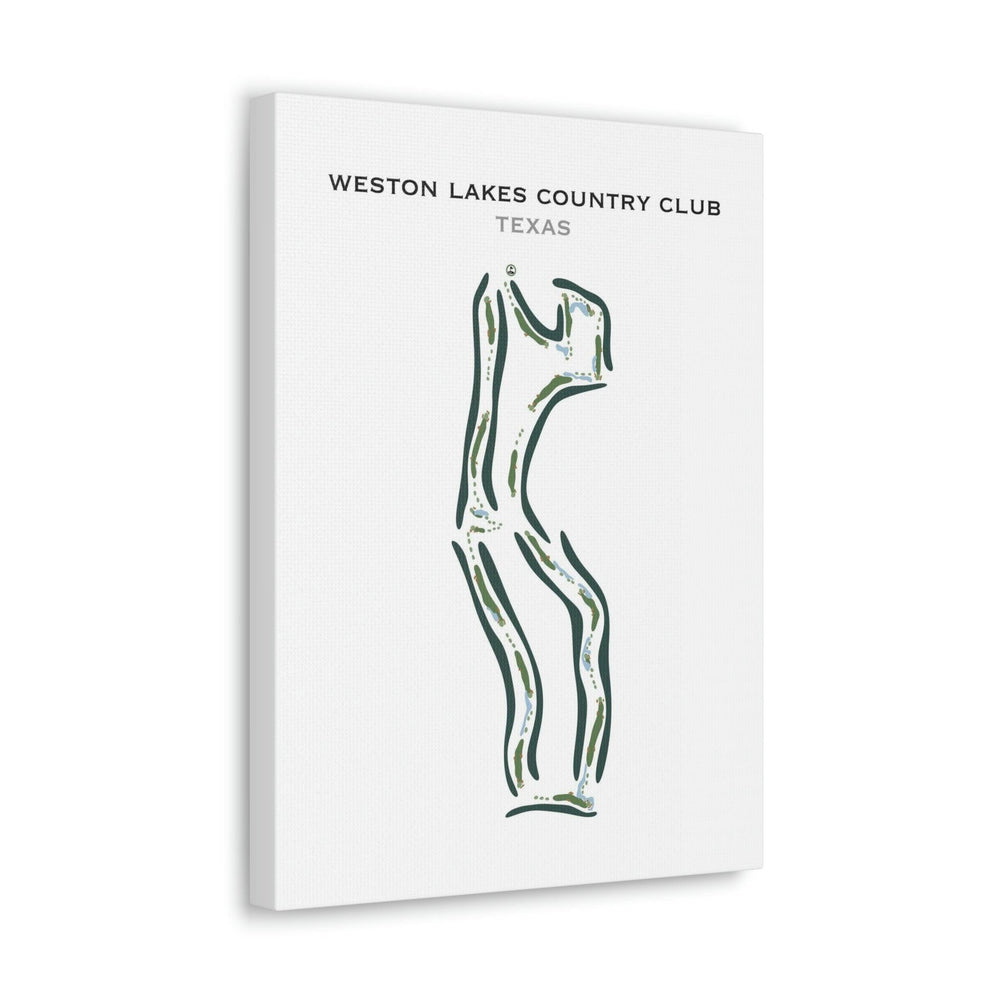 Weston Lakes Country Club, Texas - Printed Golf Courses - Golf Course Prints