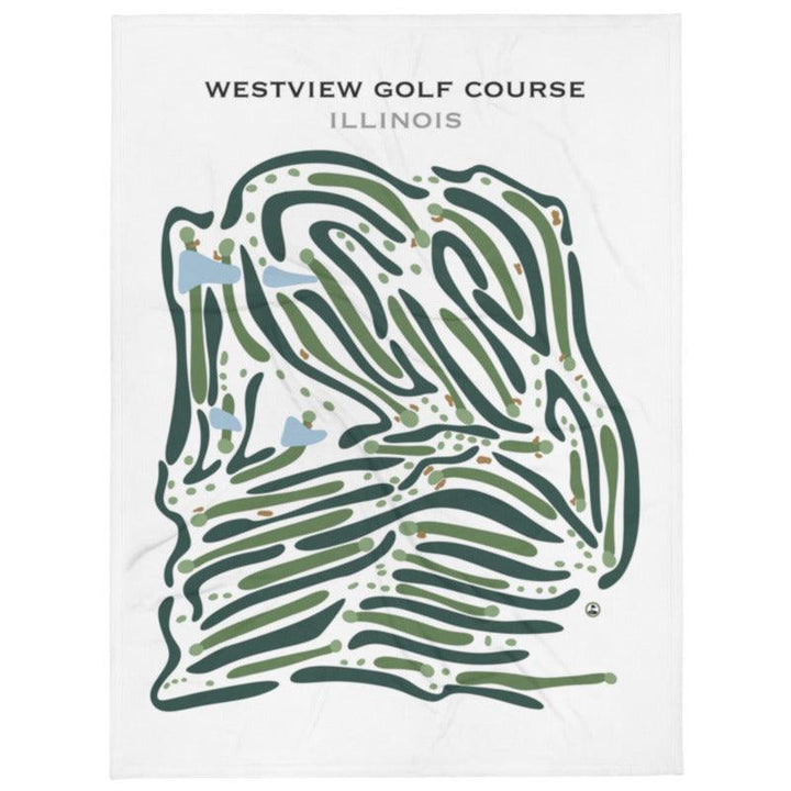 Westview Golf Course, Illinois - Printed Golf Courses - Golf Course Prints