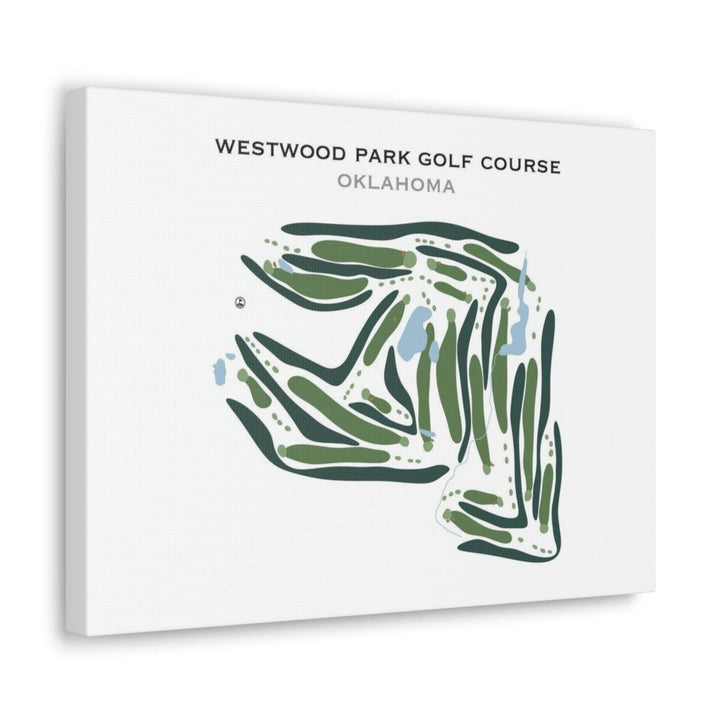 Westwood Park Golf Course, Oklahoma - Printed Golf Courses - Golf Course Prints