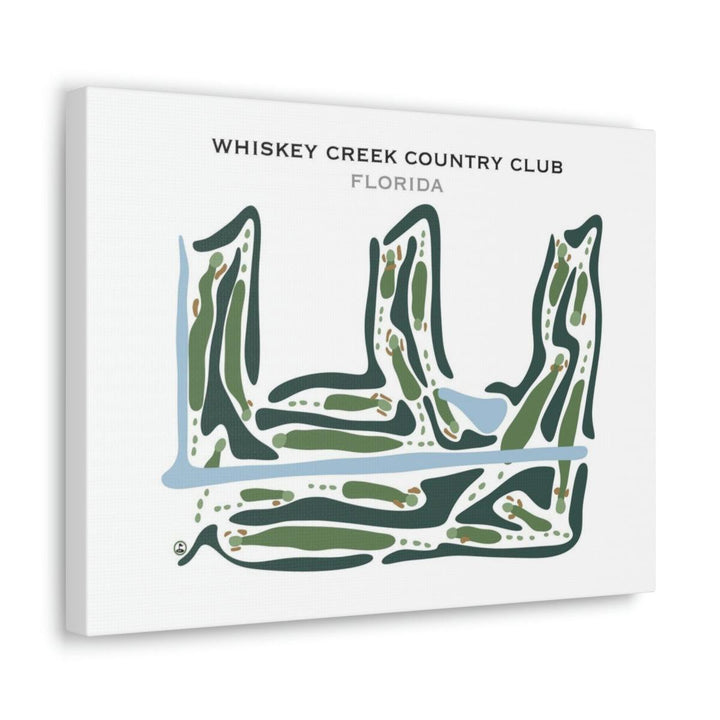 Whiskey Creek Country Club, Florida - Printed Golf Courses - Golf Course Prints