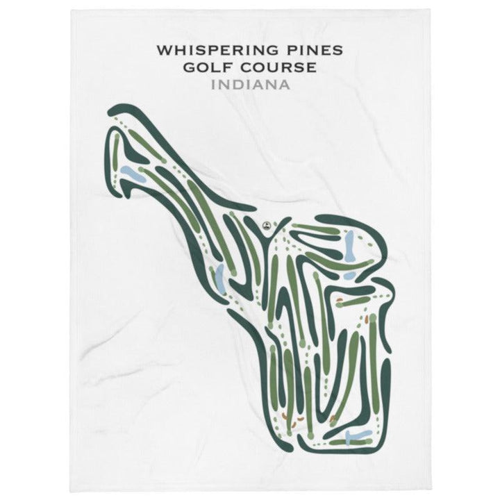 Whispering Pines Golf Course, Indiana - Printed Golf Courses - Golf Course Prints