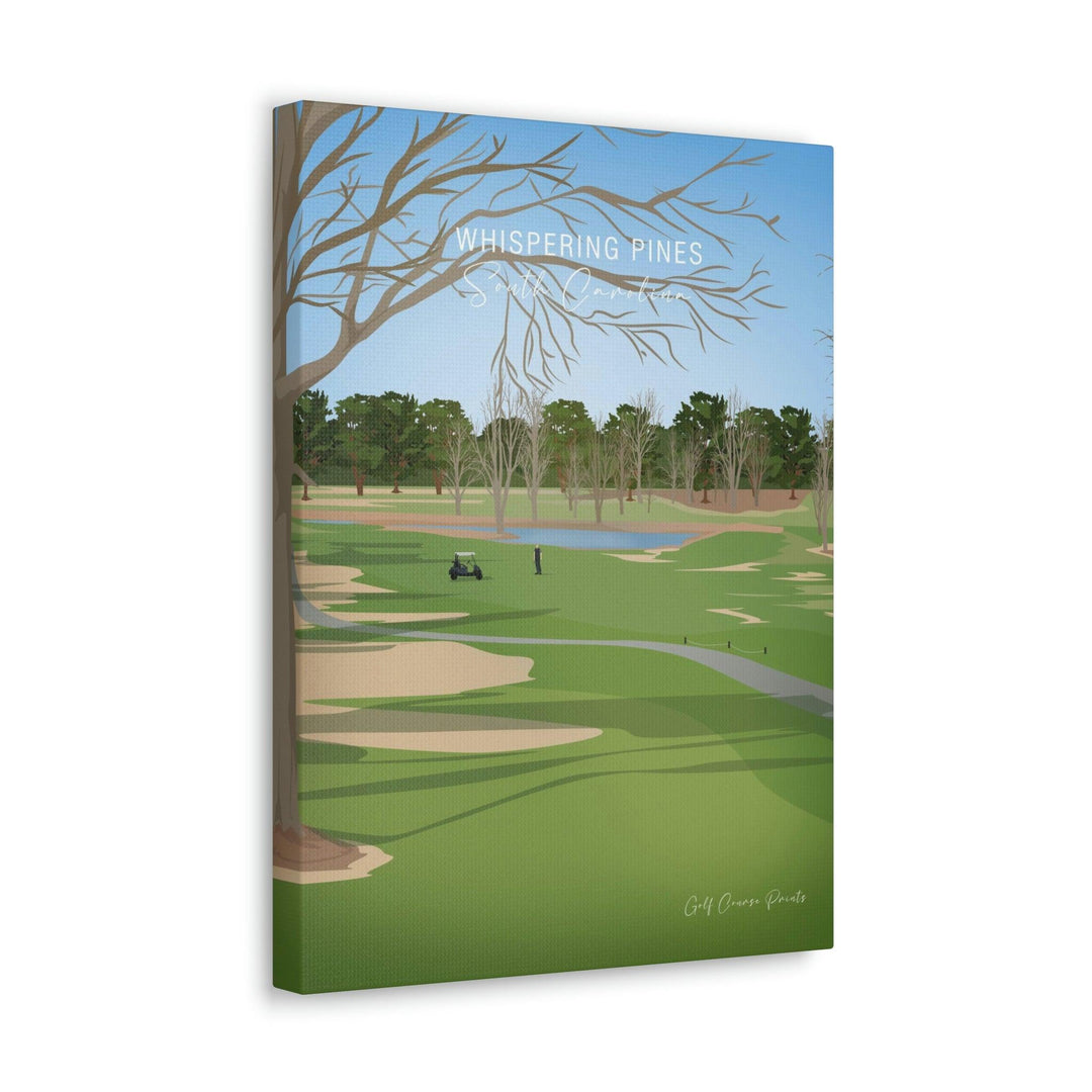 Whispering Pines Golf Course, South Carolina - Signature Designs - Golf Course Prints