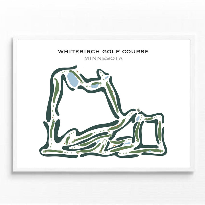 Whitebirch Golf Course, Minnesota - Printed Golf Courses - Golf Course Prints