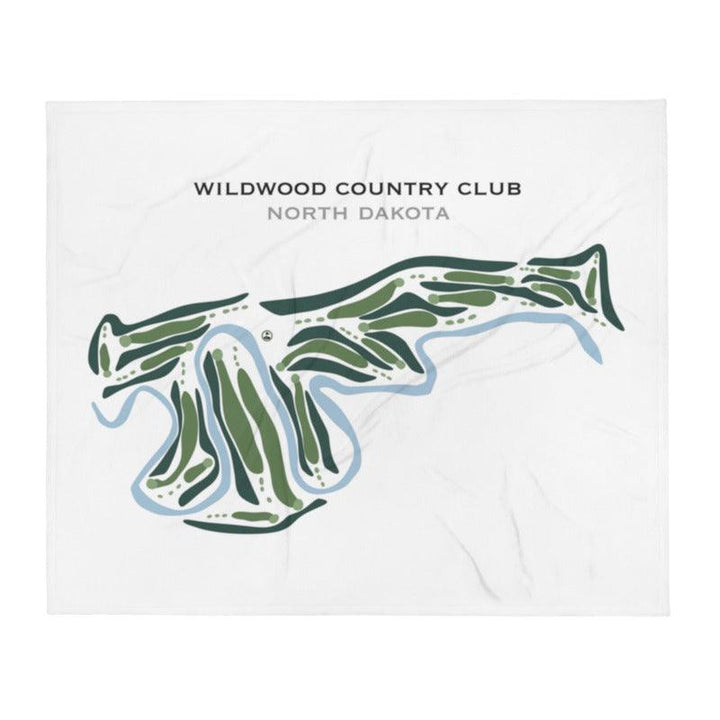 Wildwood Country Club, North Dakota - Printed Golf Courses - Golf Course Prints