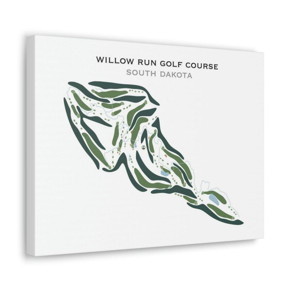 Willow Run Golf Course, South Dakota - Printed Golf Courses - Golf Course Prints