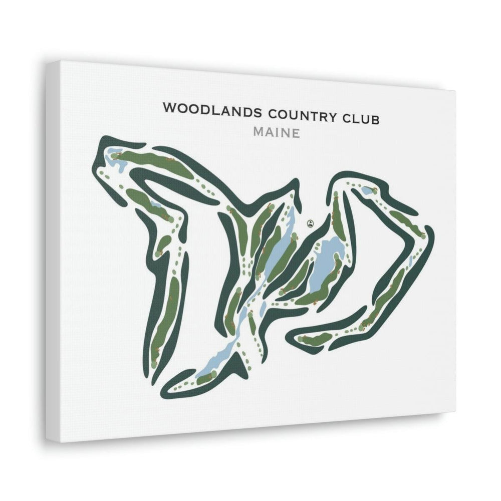 Woodlands Country Club, Maine - Printed Golf Courses - Golf Course Prints