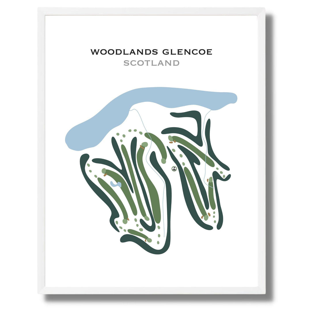 Woodlands Glencoe, Scotland - Printed Golf Courses - Golf Course Prints