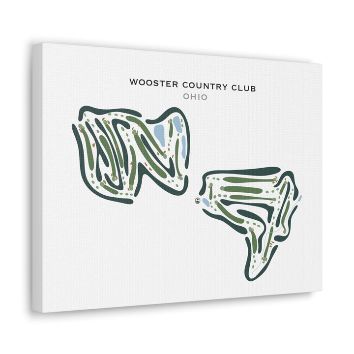 Wooster Country Club, Ohio - Printed Golf Courses - Golf Course Prints