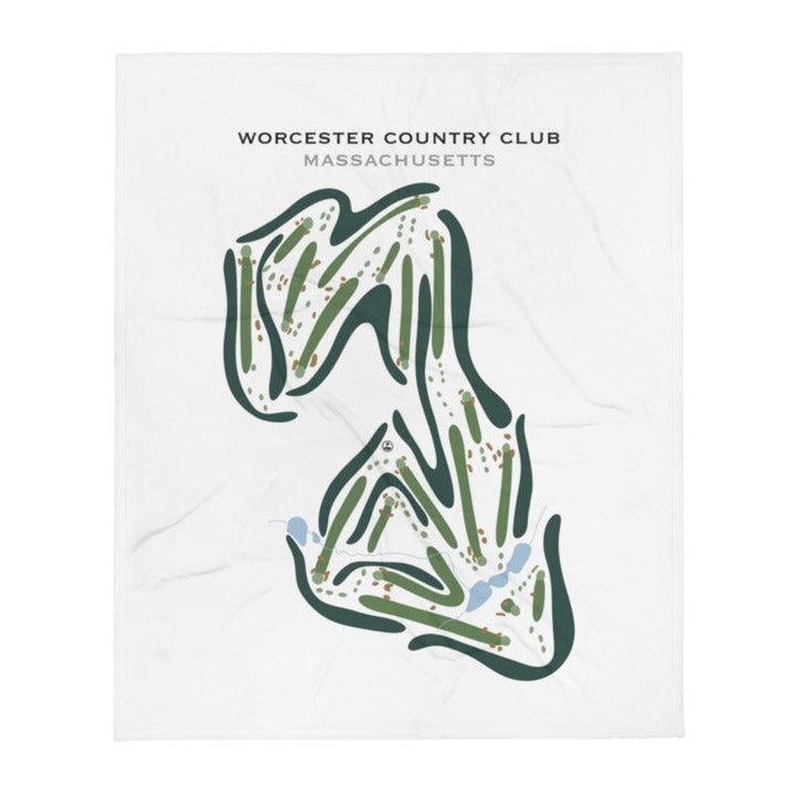 Worcester Country Club, Massachusetts - Printed Golf Courses - Golf Course Prints