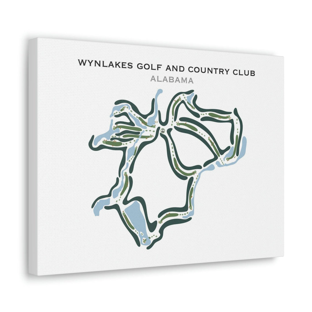 Wynlakes Golf and Country Club, Alabama - Printed Golf Courses - Golf Course Prints