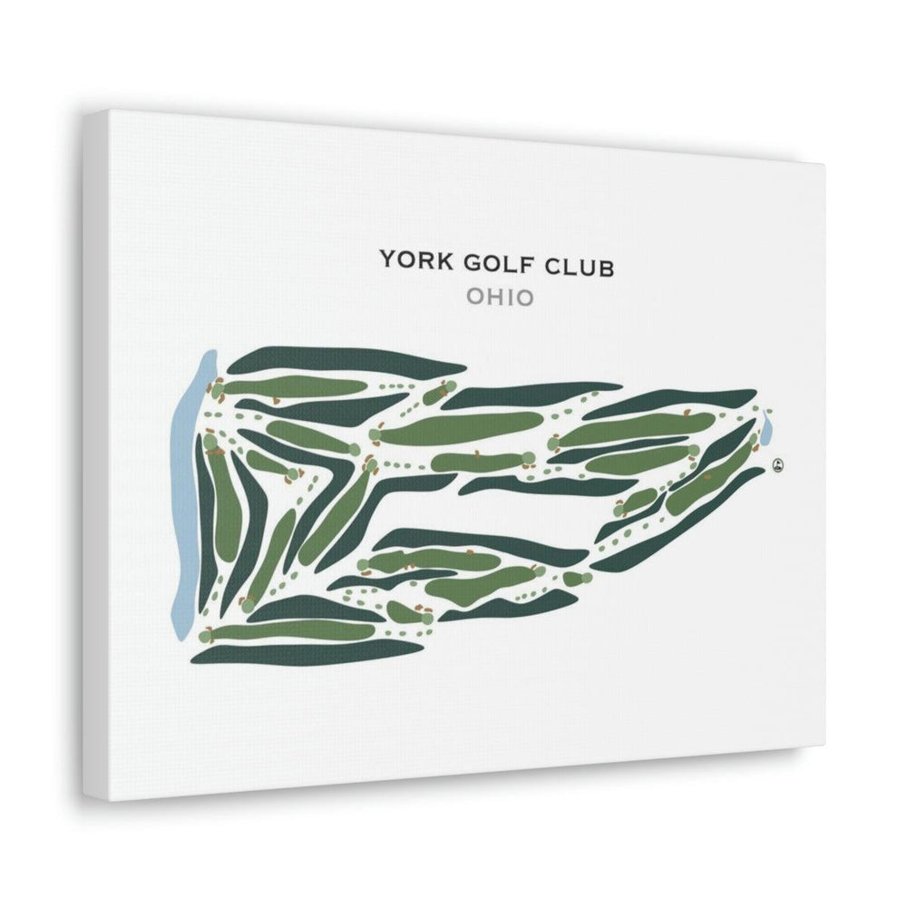 York Golf Club, Ohio - Printed Golf Courses - Golf Course Prints