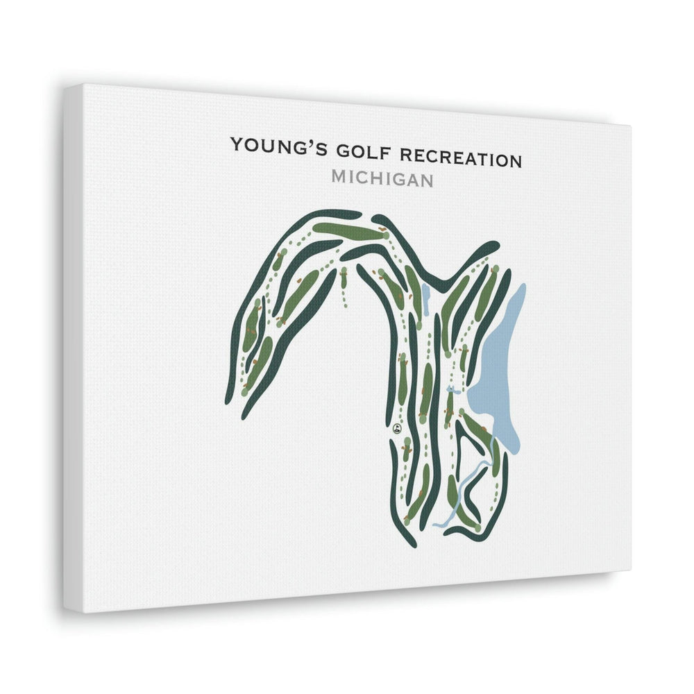 Young's Golf Recreation, Michigan - Printed Golf Courses - Golf Course Prints