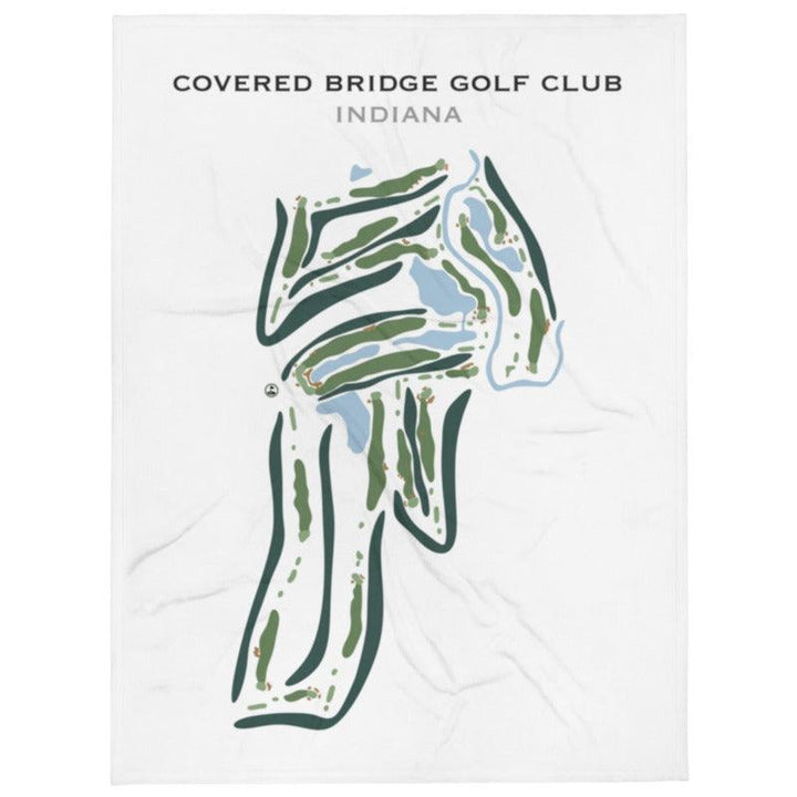 Covered Bridge Golf Club, Indiana - Printed Golf Courses - Golf Course Prints