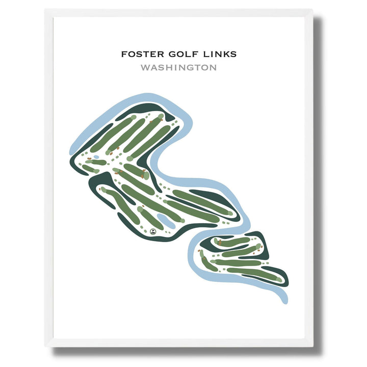 Foster Golf Links, Washington - Printed Golf Courses - Golf Course Prints