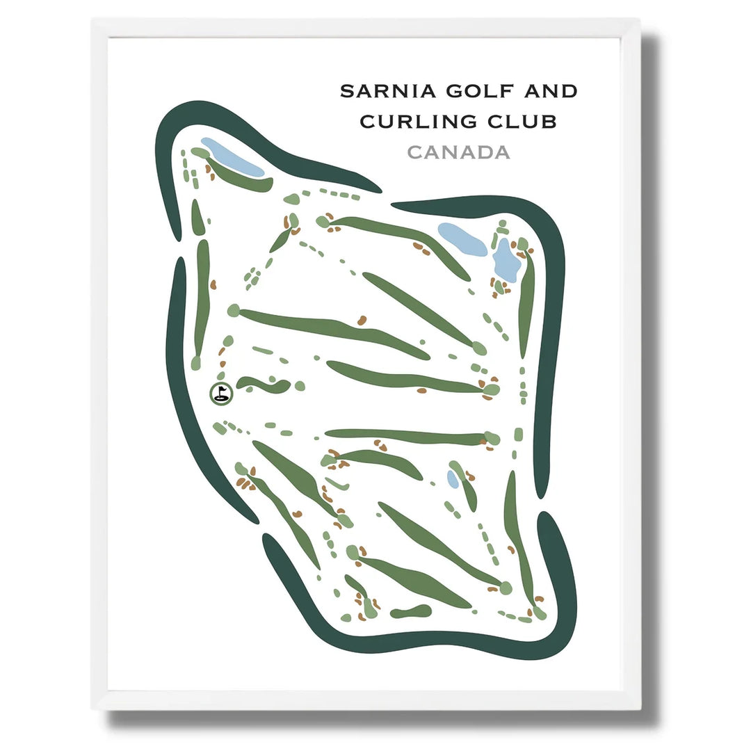 Sarnia Golf and Curling Club, Canada - Printed Golf Courses - Golf Course Prints