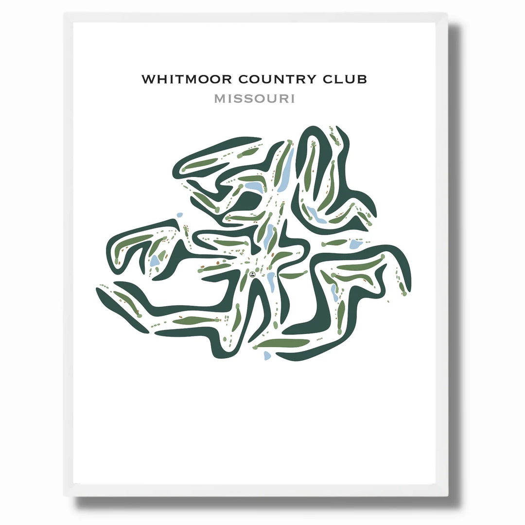 Whitmoor Country Club, Missouri - Printed Golf Courses - Golf Course Prints