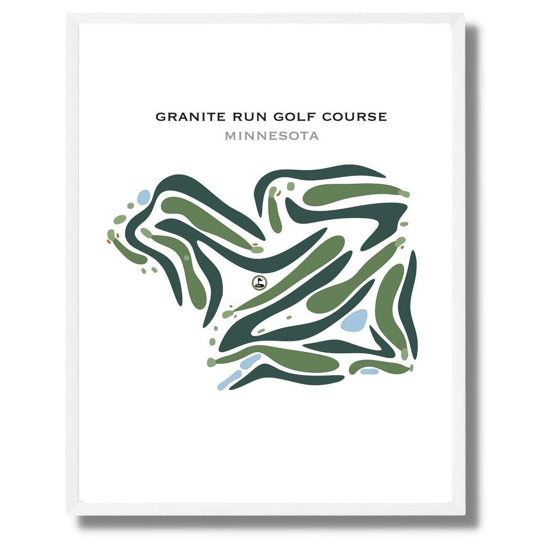 Granite Run Golf Club, Minnesota - Printed Golf Courses - Golf Course Prints
