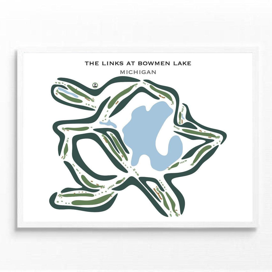 The Links At Bowmen Lake, Michigan - Printed Golf Courses - Golf Course Prints