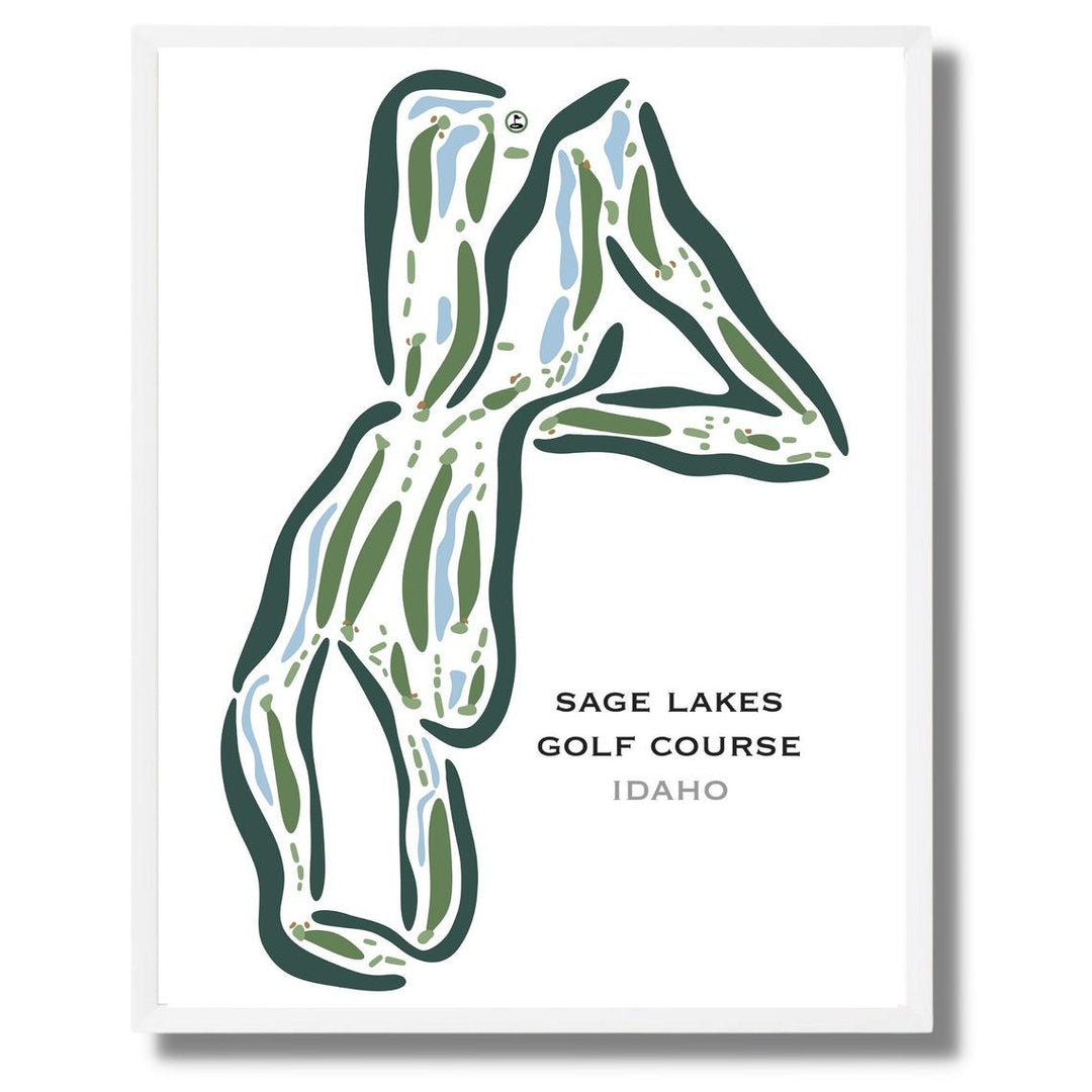 Sage Lakes Golf Course, Idaho - Printed Golf Courses - Golf Course Prints