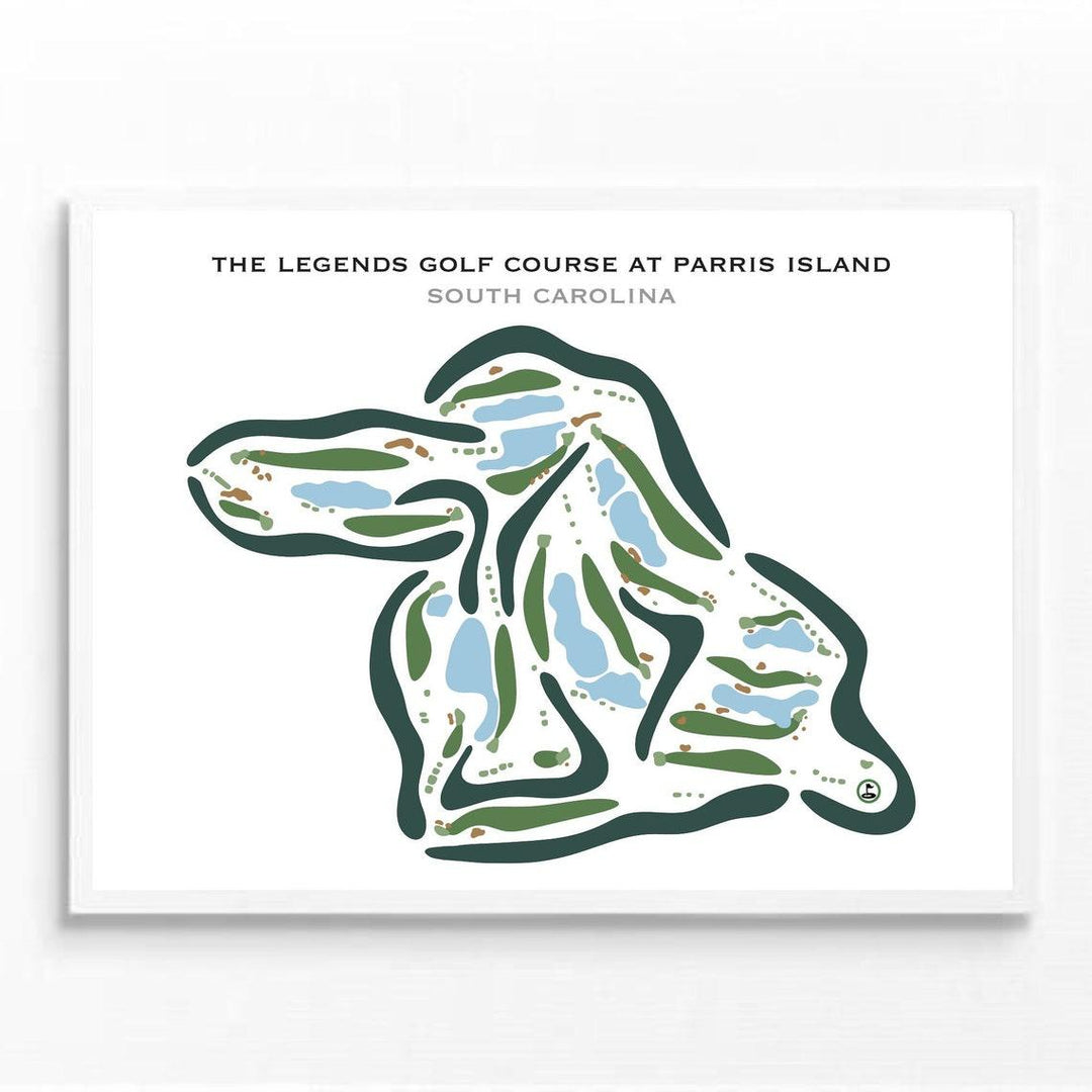 The Legends Golf Course at Parris Island, South Carolina - Printed Golf Courses - Golf Course Prints