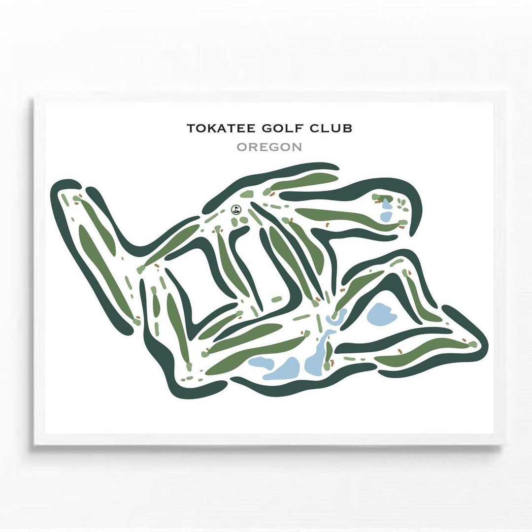 Tokatee Golf Club, Oregon - Printed Golf Courses - Golf Course Prints