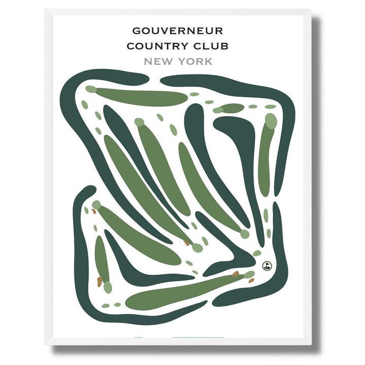 Gouverneur Country Club, New York - Printed Golf Courses - Golf Course Prints