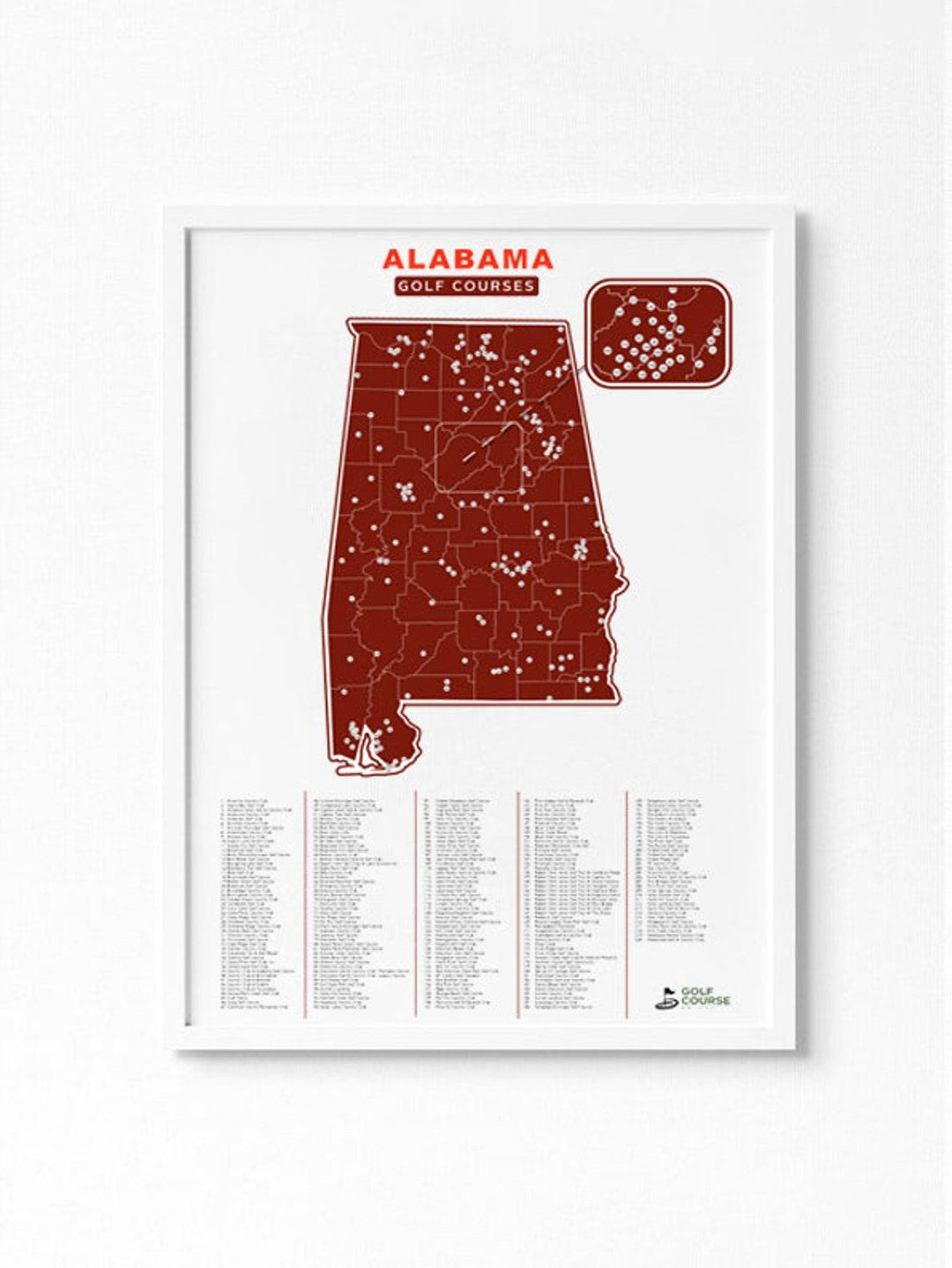 Best Alabama Golf Course Maps | AL Golf Course Maps