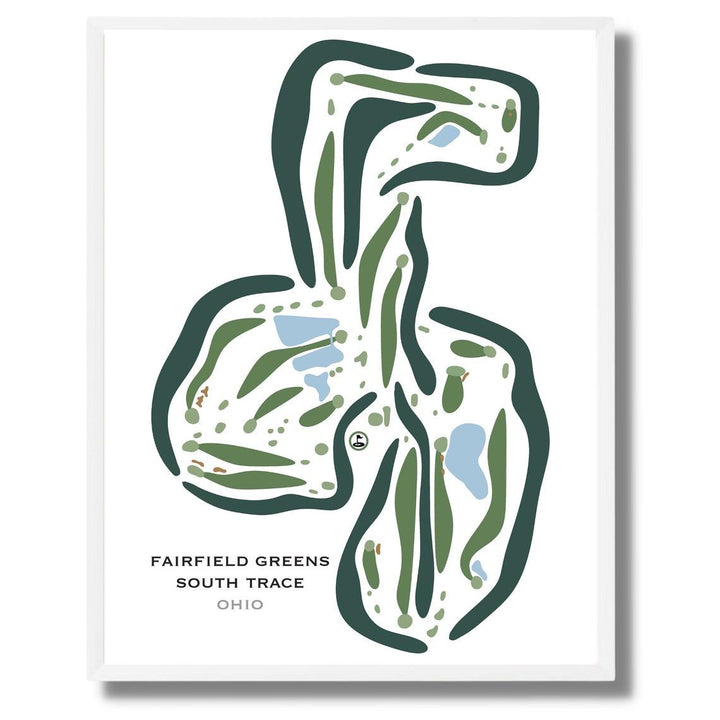 Fairfield Greens South Trace, Ohio - Printed Golf Courses - Golf Course Prints