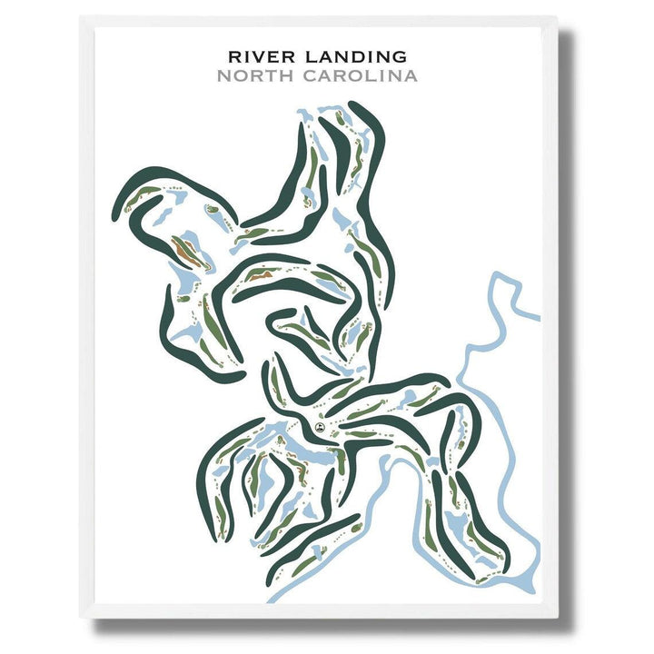River Landing, North Carolina - Printed Golf Courses - Golf Course Prints