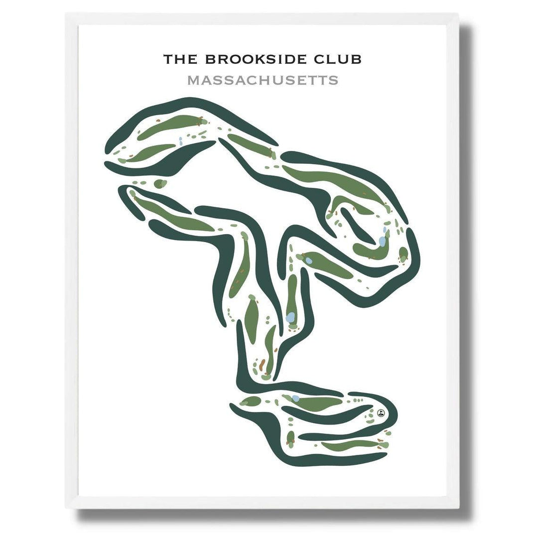The Brookside Club, Massachusetts - Printed Golf Courses - Golf Course Prints
