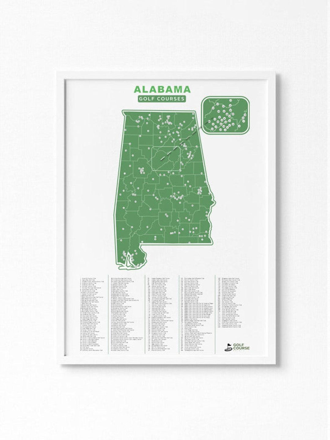 Best Alabama Golf Course Maps | AL Golf Course Maps
