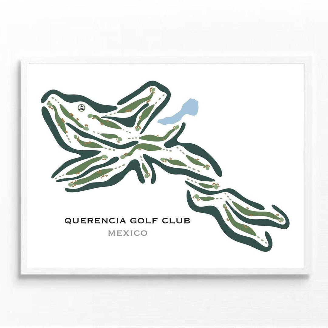 Querencia Golf Club, Mexico - Printed Golf Courses - Golf Course Prints
