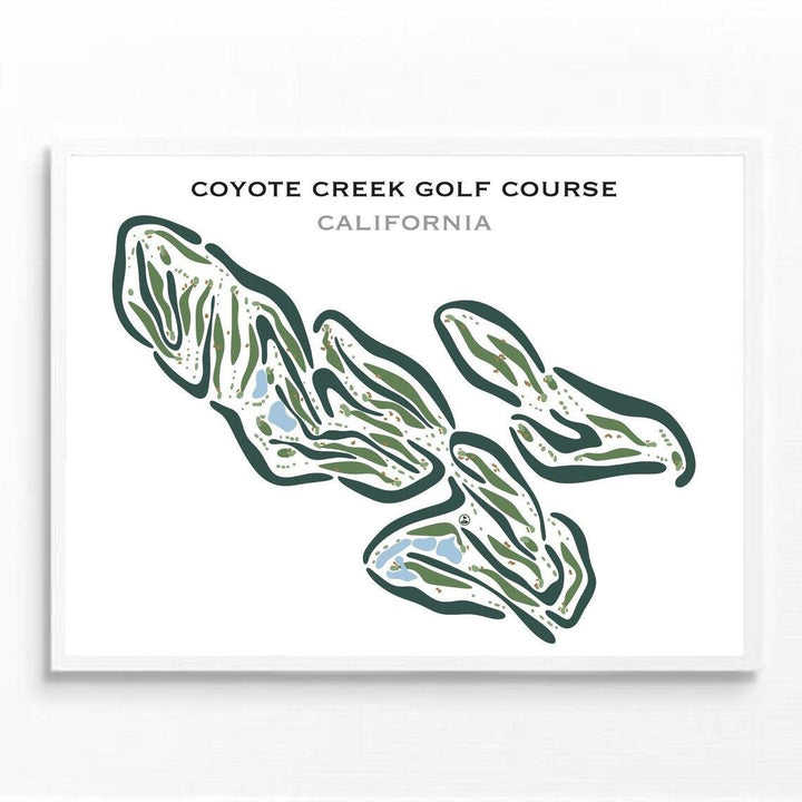 Coyote Creek Golf Course, California - Printed Golf Courses - Golf Course Prints