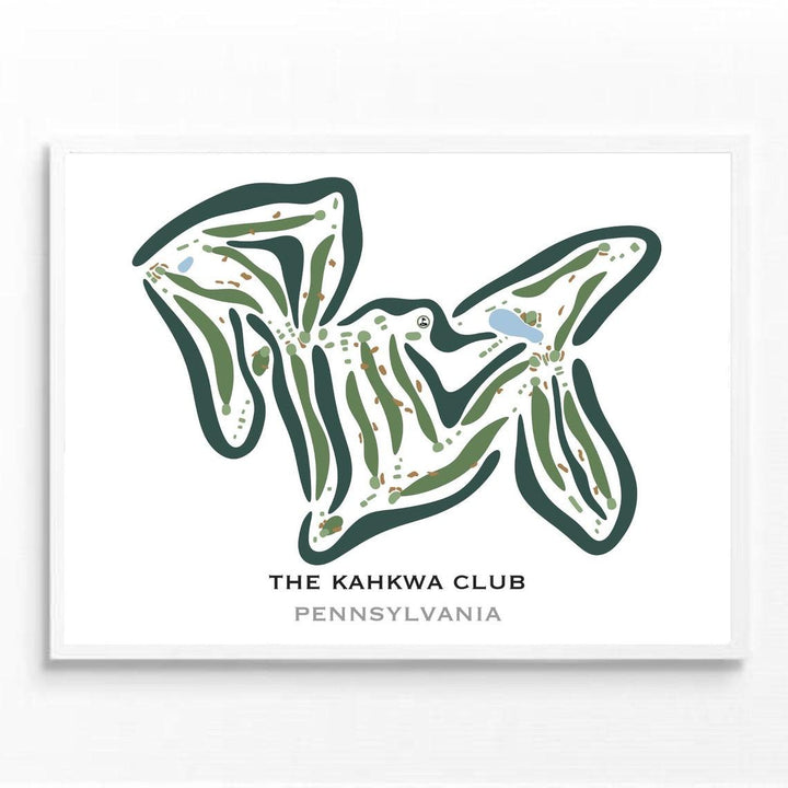 The Kahkwa Club, Pennsylvania - Printed Golf Courses - Golf Course Prints