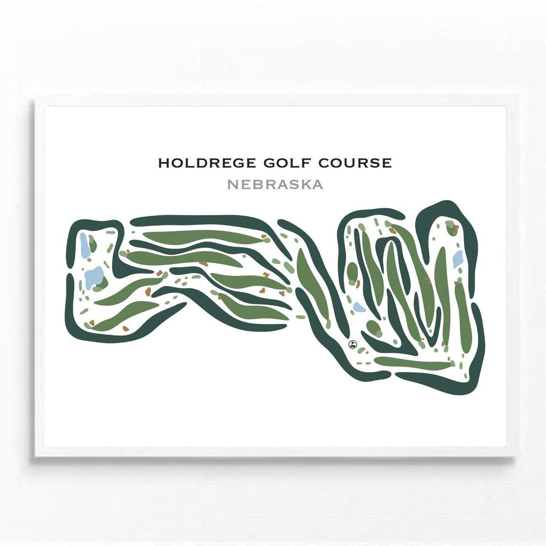Holdrege Golf Course, Nebraska - Printed Golf Courses - Golf Course Prints