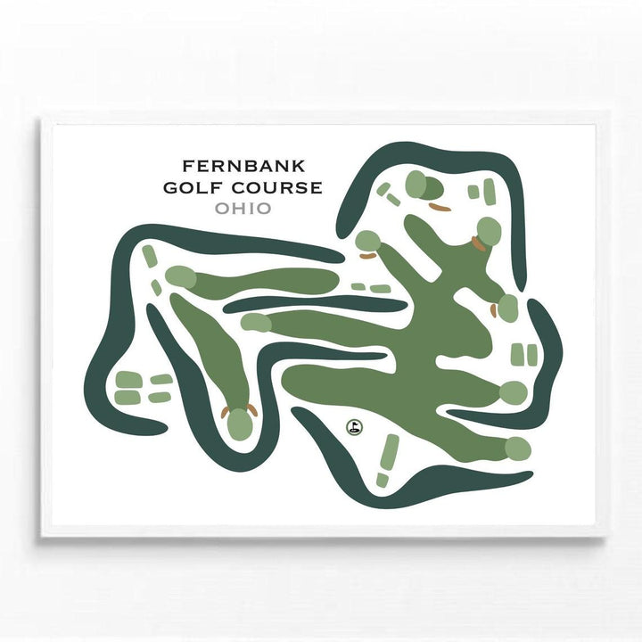 Fernbank Golf Course, Ohio - Printed Golf Courses - Golf Course Prints