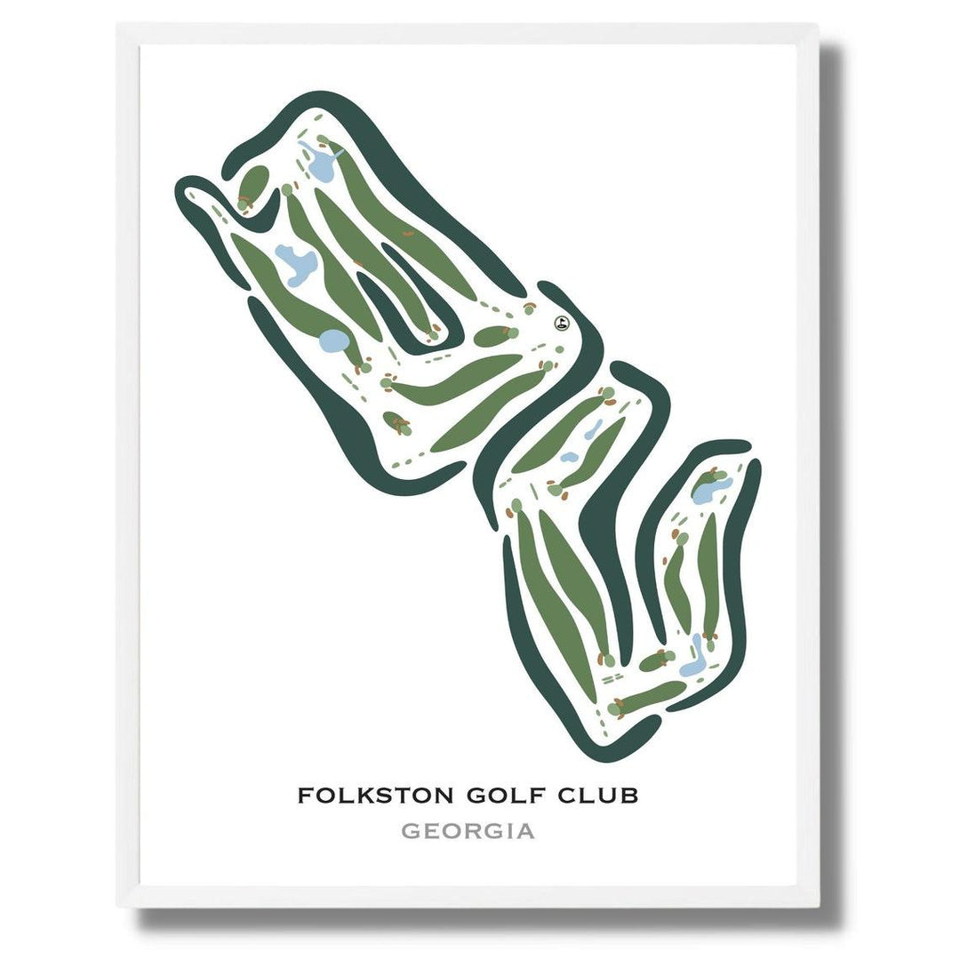 Folkston Golf Club, Georgia - Printed Golf Courses - Golf Course Prints