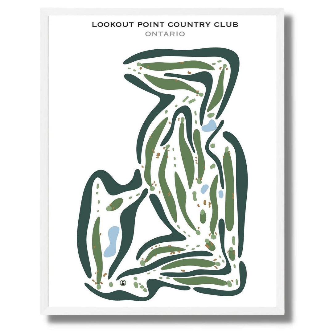 Lookout Point Country Club, Ontario, Canada - Printed Golf Courses - Golf Course Prints