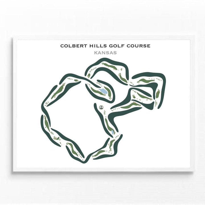 Colbert Hills Golf Course, Kansas - Printed Golf Courses - Golf Course Prints