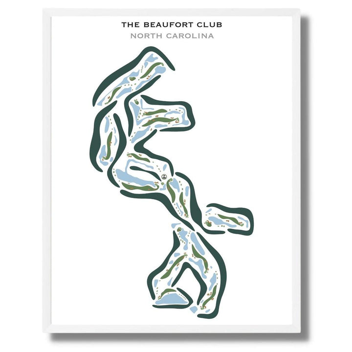 The Beaufort Club, North Carolina - Printed Golf Courses - Golf Course Prints