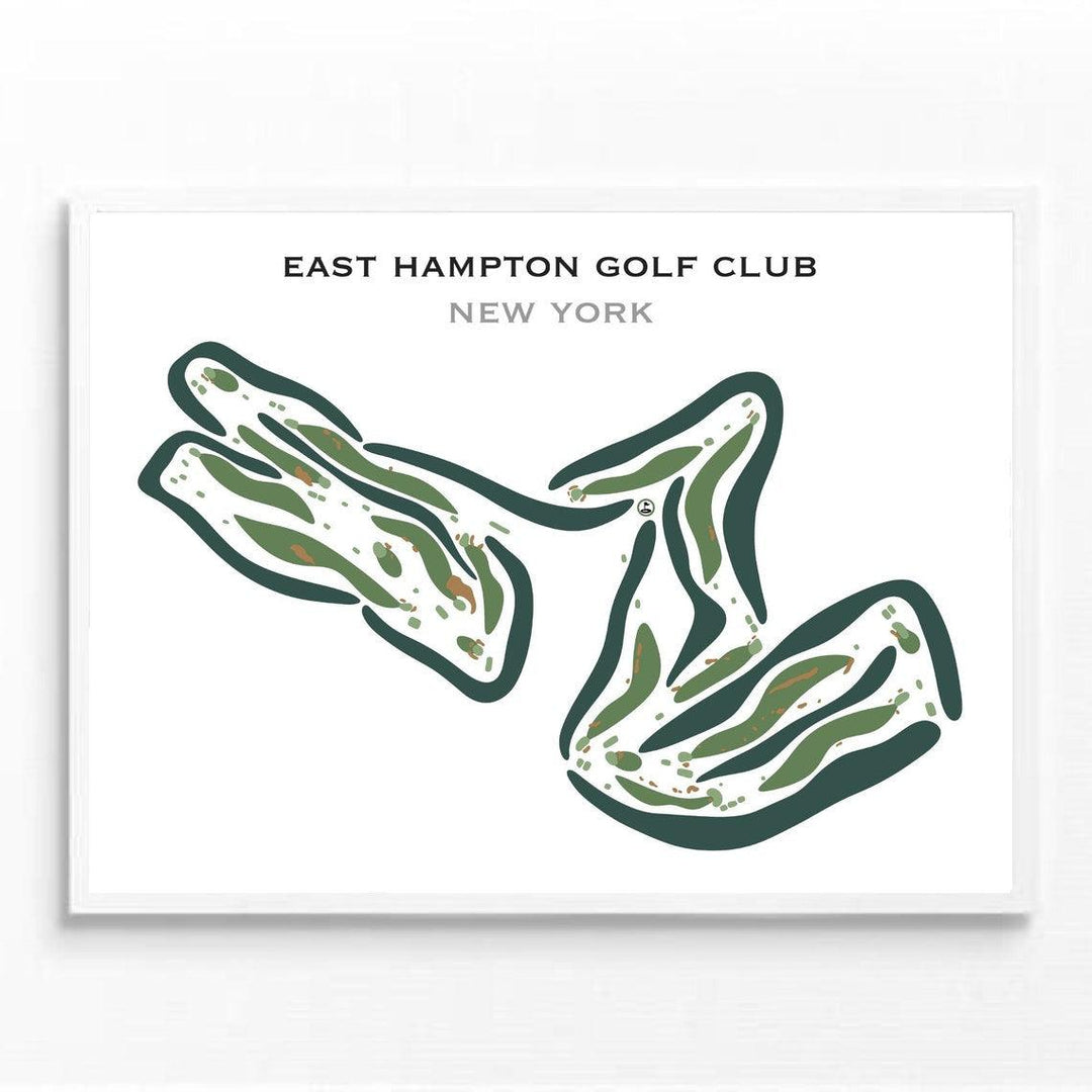 East Hampton Golf Club, New York - Printed Golf Courses - Golf Course Prints