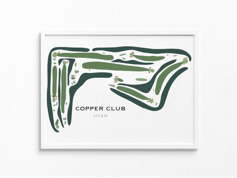 Copper Club, Utah - Printed Golf Courses - Golf Course Prints