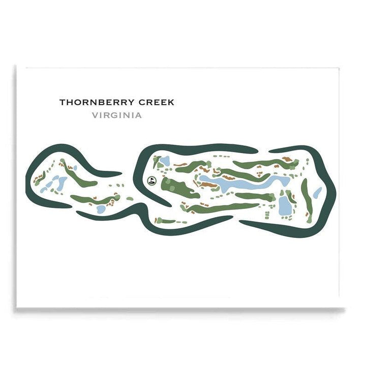 Thornberry Creek, Virginia - Printed Golf Courses - Golf Course Prints
