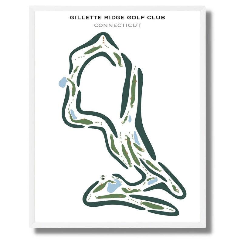 Gillette Ridge Golf Club, Connecticut - Printed Golf Courses - Golf Course Prints