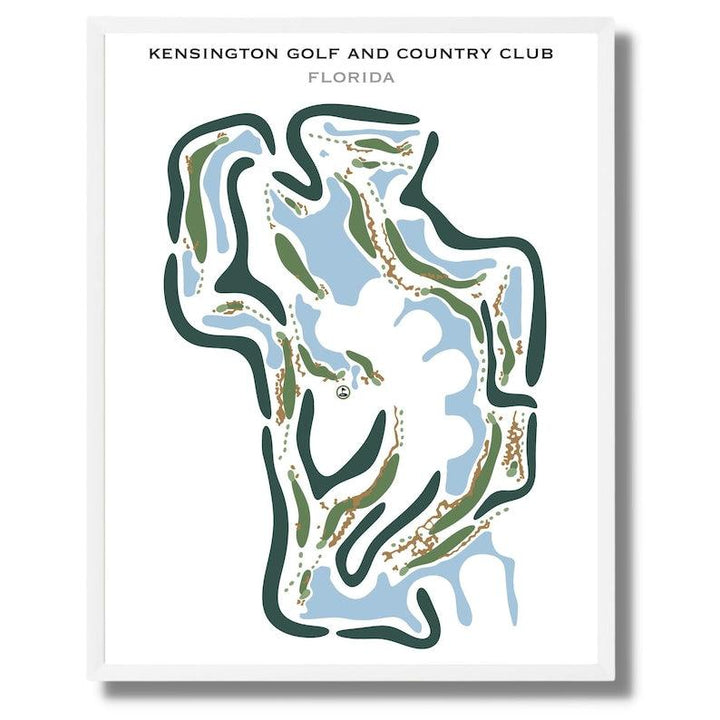 Kensington Golf and Country Club, Florida - Printed Golf Courses - Golf Course Prints